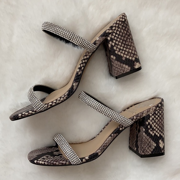 New Vince Camuto Magaly Block Heel Sandals - Picture 6 of 10